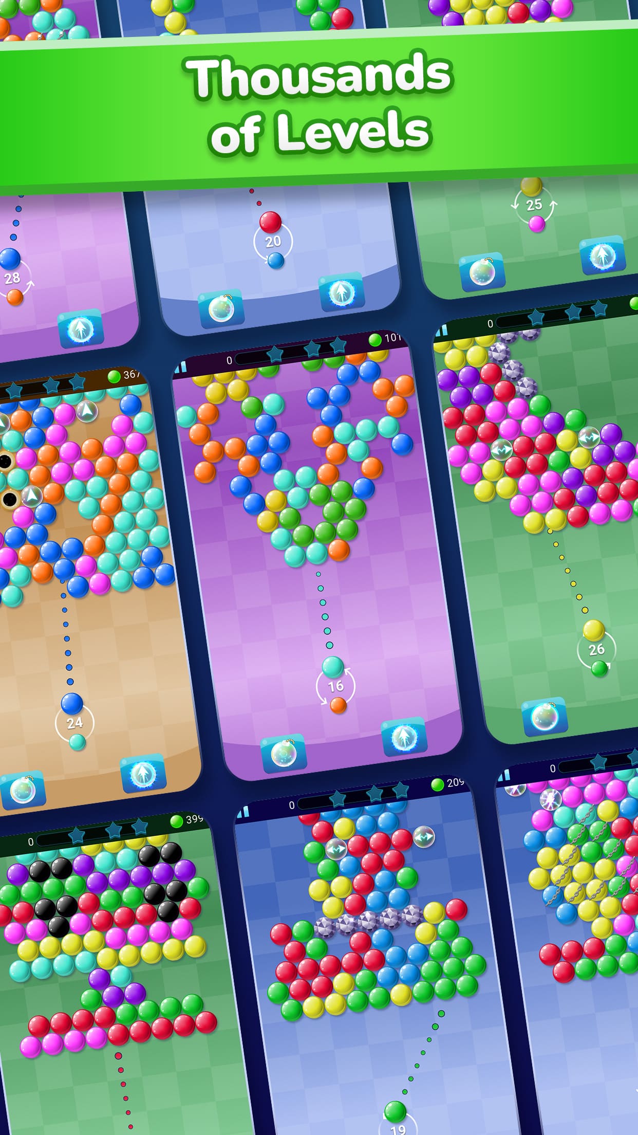 solitaire bubble shooter